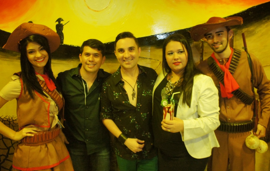 Diego Araújo, Georgiano Azevedo e Juliana Oliveira