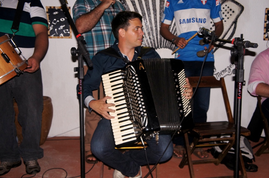 Diego Araújo fazendo o que gosta.