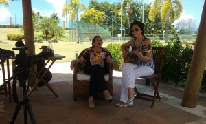 Making of do documentário - Glorinha e Valéria Oliveira